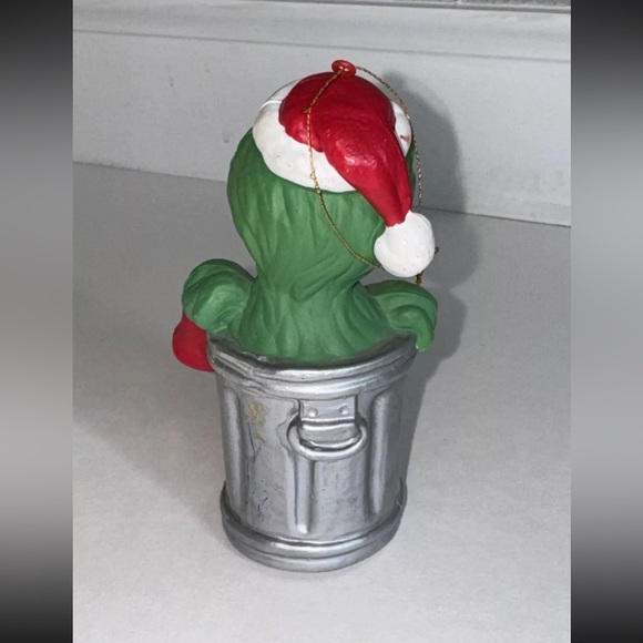 Set Of 4 Vintage Jim Henson Productions Sesame Street Ornaments Bert Ernie Oscar - Picture 4 of 10